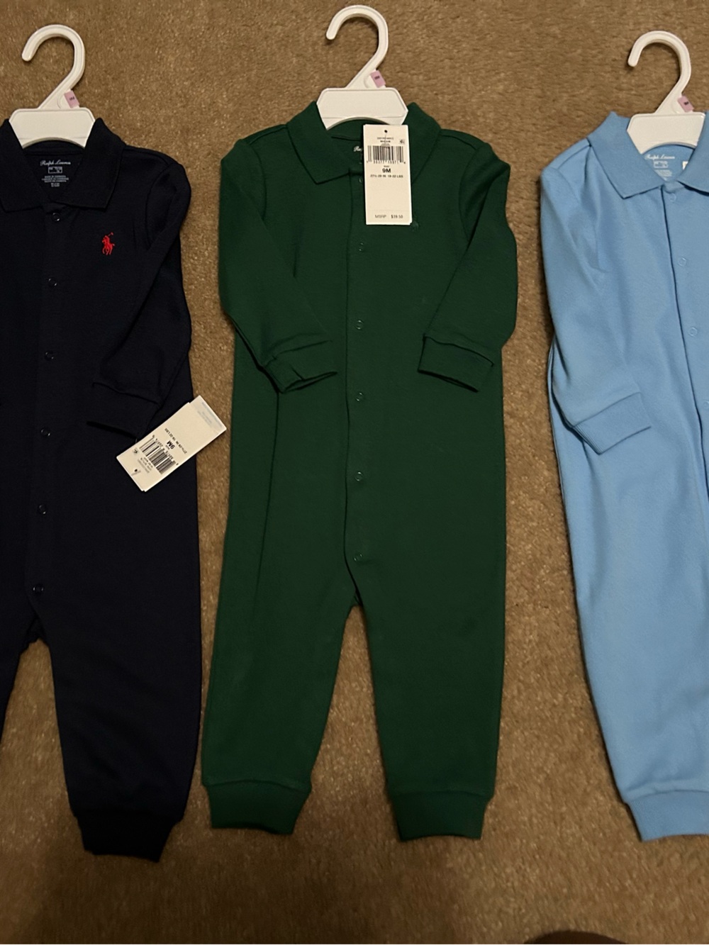 Polo Ralph Lauren
Baby Boys Cotton Classic Polo Coverall 4 jumpsuits (9 months)